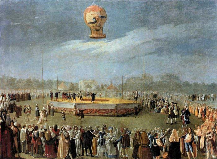 Ascent of the Balloon in the Presence of Charles IV and his Court